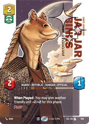 Jar Jar Binks — Foil Prestige