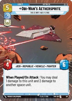 Obi-Wan's Aethersprite — Hyperspace
