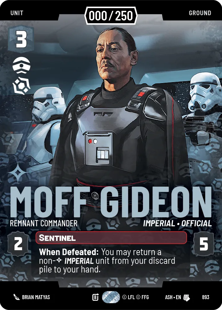 Moff Gideon — Serialized Prestige