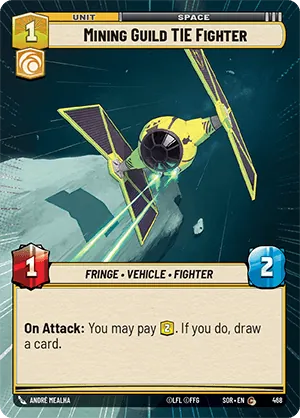 Mining Guild TIE Fighter — Hyperspace
