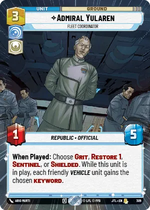 Admiral Yularen — Hyperspace