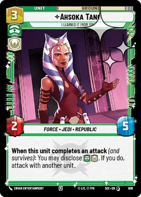 Ahsoka Tano — Standard Foil