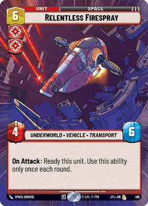Relentless Firespray — Hyperspace