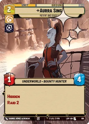 Aurra Sing — Hyperspace Foil