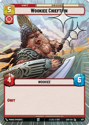 Wookiee Chieftain — Hyperspace Foil