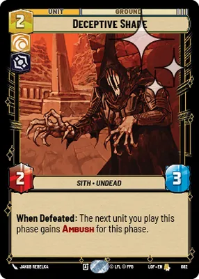 Deceptive Shade — Standard Foil
