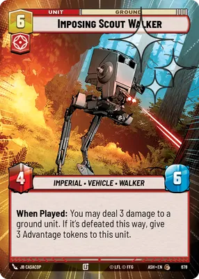 Imposing Scout Walker — Hyperspace Foil