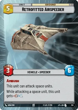 Retrofitted Airspeeder — Hyperspace