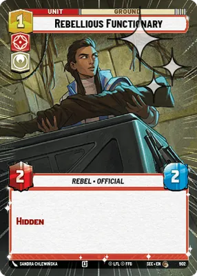 Rebellious Functionary — Hyperspace Foil
