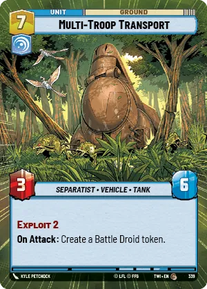 Multi-Troop Transport — Hyperspace