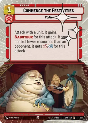 Commence the Festivities — Hyperspace Foil