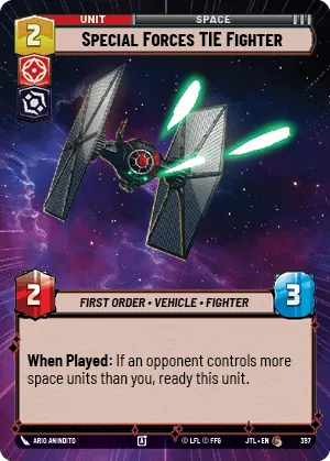 Special Forces TIE Fighter — Hyperspace