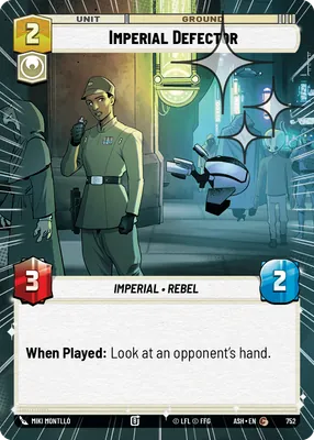 Imperial Defector — Hyperspace Foil