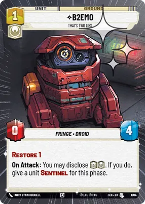 B2EMO — Hyperspace Foil