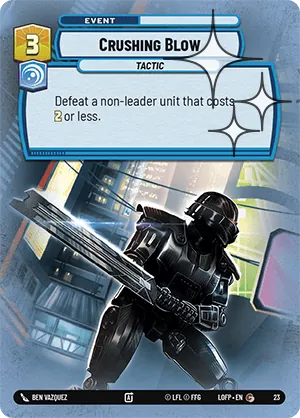 Crushing Blow — Weekly Play Foil
