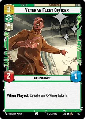 Veteran Fleet Officer — Standard Foil
