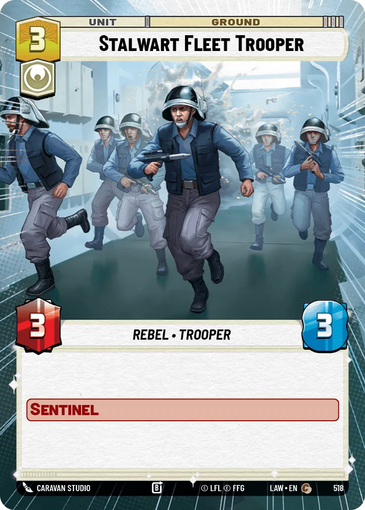 Stalwart Fleet Trooper — Hyperspace