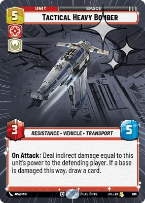 Tactical Heavy Bomber — Hyperspace Foil
