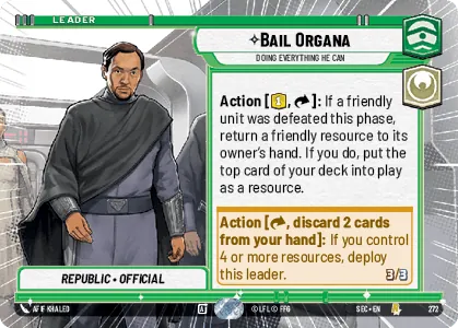 Bail Organa — Hyperspace