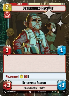 Determined Recruit — Hyperspace Foil