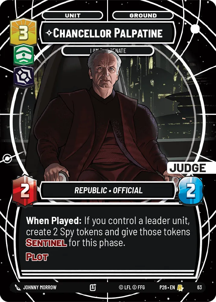 Chancellor Palpatine — SQ Judge