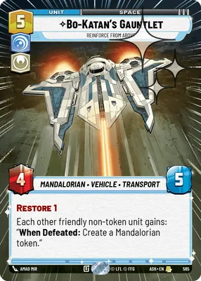 Bo-Katan's Gauntlet — Hyperspace Foil