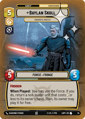Baylan Skoll — Weekly Play Foil