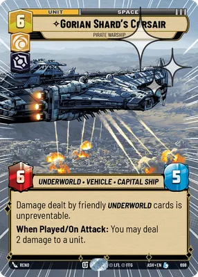 Gorian Shard's Corsair — Hyperspace Foil