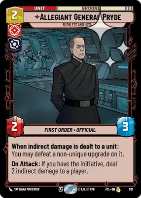 Allegiant General Pryde — Standard Foil