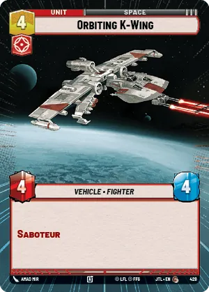 Orbiting K-Wing — Hyperspace