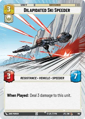 Dilapidated Ski Speeder — Hyperspace