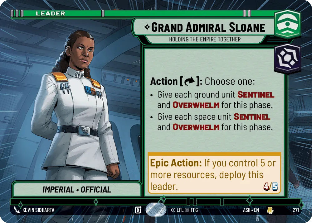 Grand Admiral Sloane — Hyperspace