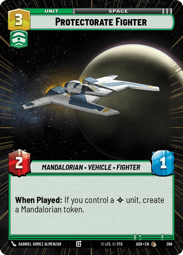 Protectorate Fighter — Hyperspace