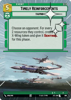 Timely Reinforcements — Hyperspace Foil