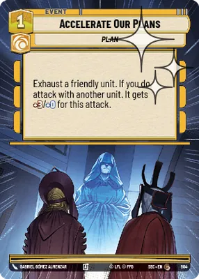 Accelerate Our Plans — Hyperspace Foil
