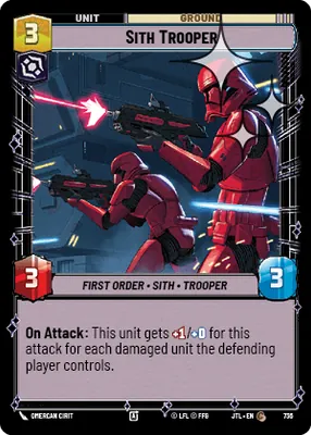Sith Trooper — Standard Foil