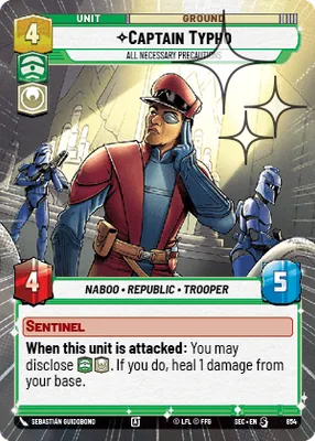 Captain Typho — Hyperspace Foil