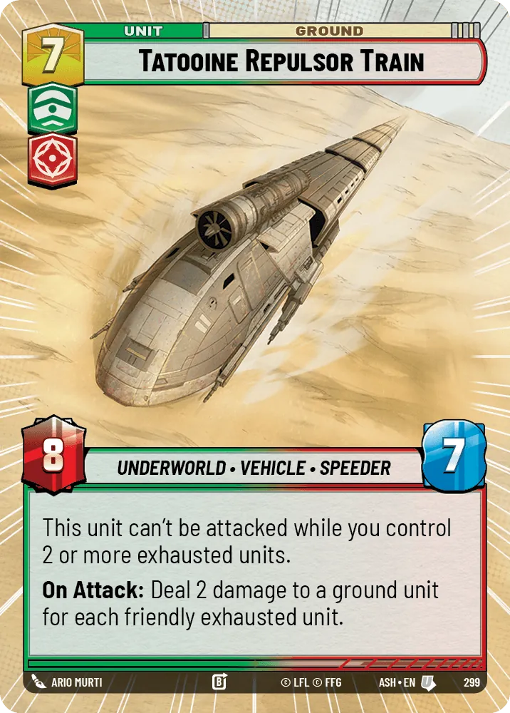 Tatooine Repulsor Train — Hyperspace