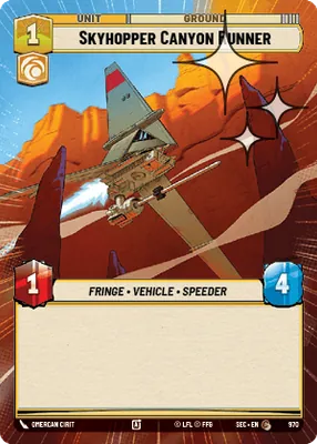 Skyhopper Canyon Runner — Hyperspace Foil