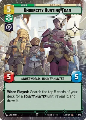 Undercity Hunting Team — Hyperspace Foil