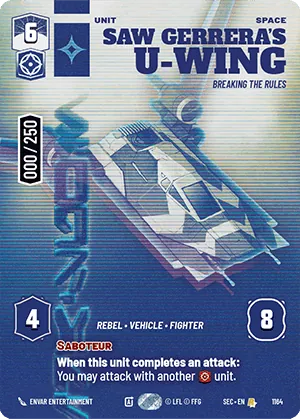Saw Gerrera's U-Wing — Serialized Prestige
