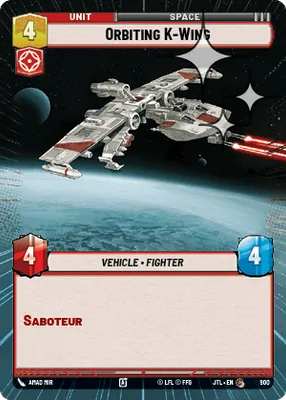 Orbiting K-Wing — Hyperspace Foil