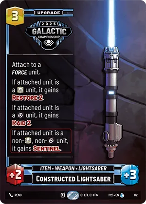 Constructed Lightsaber — GC Top 64