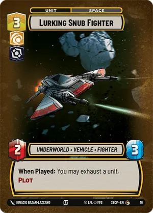 Lurking Snub Fighter — Weekly Play
