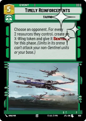 Timely Reinforcements — Standard Foil