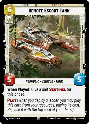 Remote Escort Tank
