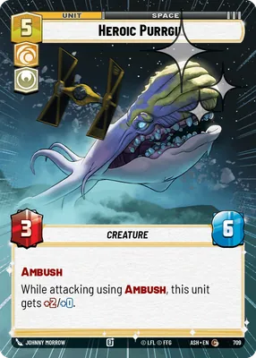 Heroic Purrgil — Hyperspace Foil
