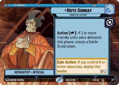 Nute Gunray — Hyperspace