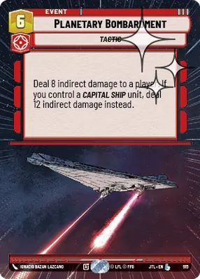 Planetary Bombardment — Hyperspace Foil