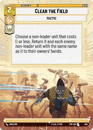 Clear the Field — Hyperspace